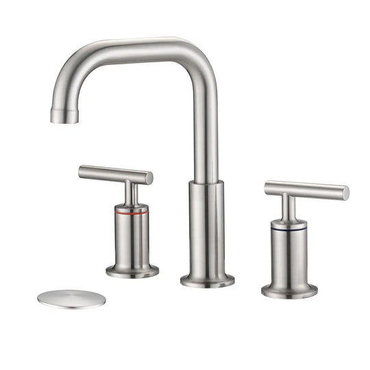 8 Inch Luxury Widespread Bathroom Sink Faucet with Pop-Up Drain