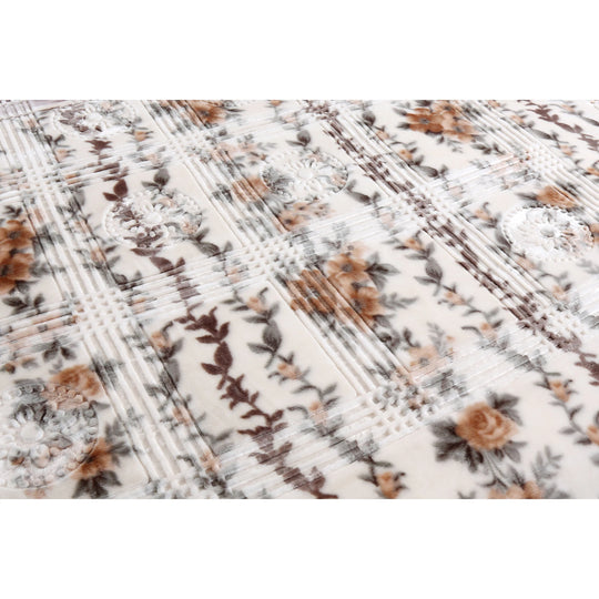 Empyrean Velvet 2 Ply Heavy Reversible Printed Raschel Blanket