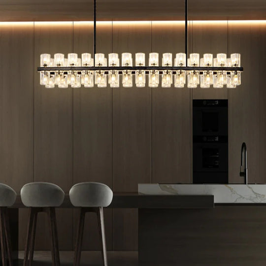 Wagon Wheel Chandelier with Crystal Shade