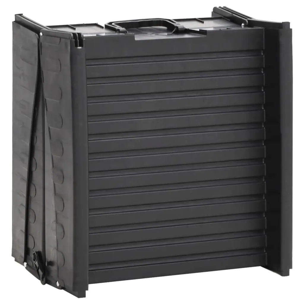 Folding Dog Ramp Black 60.2"X15.7"X4.9" Plastic