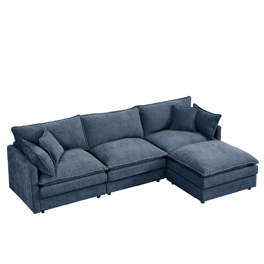 Modular Sectional Sofa, 102 Inch L Shaped Couch Set for Living Room