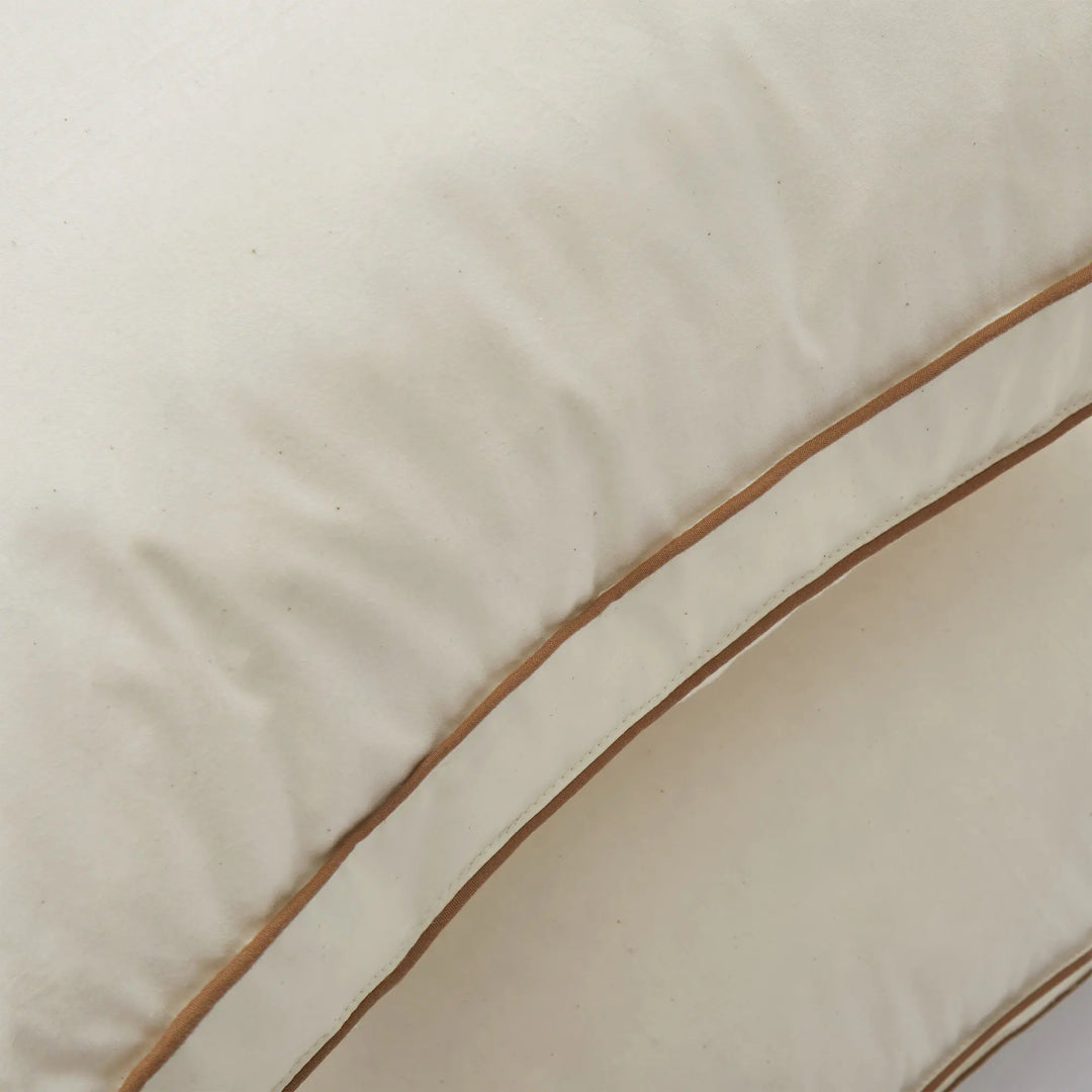 Set of 2 100% Organic Cotton down Feather Pillow-In-A-Pillow Design Bed Pillow