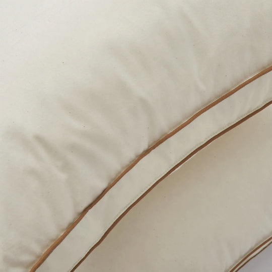 Set of 2 100% Organic Cotton down Feather Pillow-In-A-Pillow Design Bed Pillow