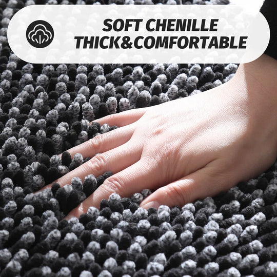 Radhika Chenille Non-Slip Bath Rug