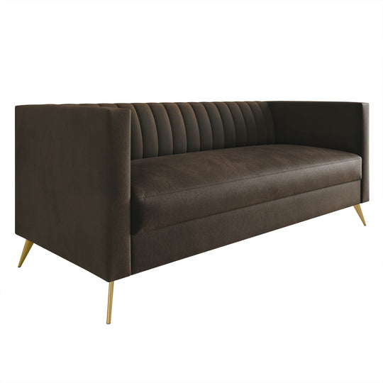 Clayfell Weiss Velvet Square Arm Chair/ Loveseat/ Sofa