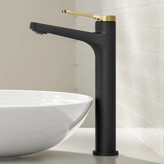 Indy Single Handle Vessel Bathroom Faucet with Pop up Drain