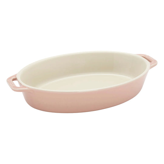 Ceramic 4-Pc Baking Pans Set, Casserole Dish with Lid, Brownie Pan, Pastel