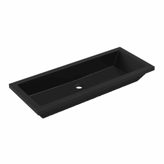 Arcata Nativestone Concrete Undermount Trough Bathroom Sink