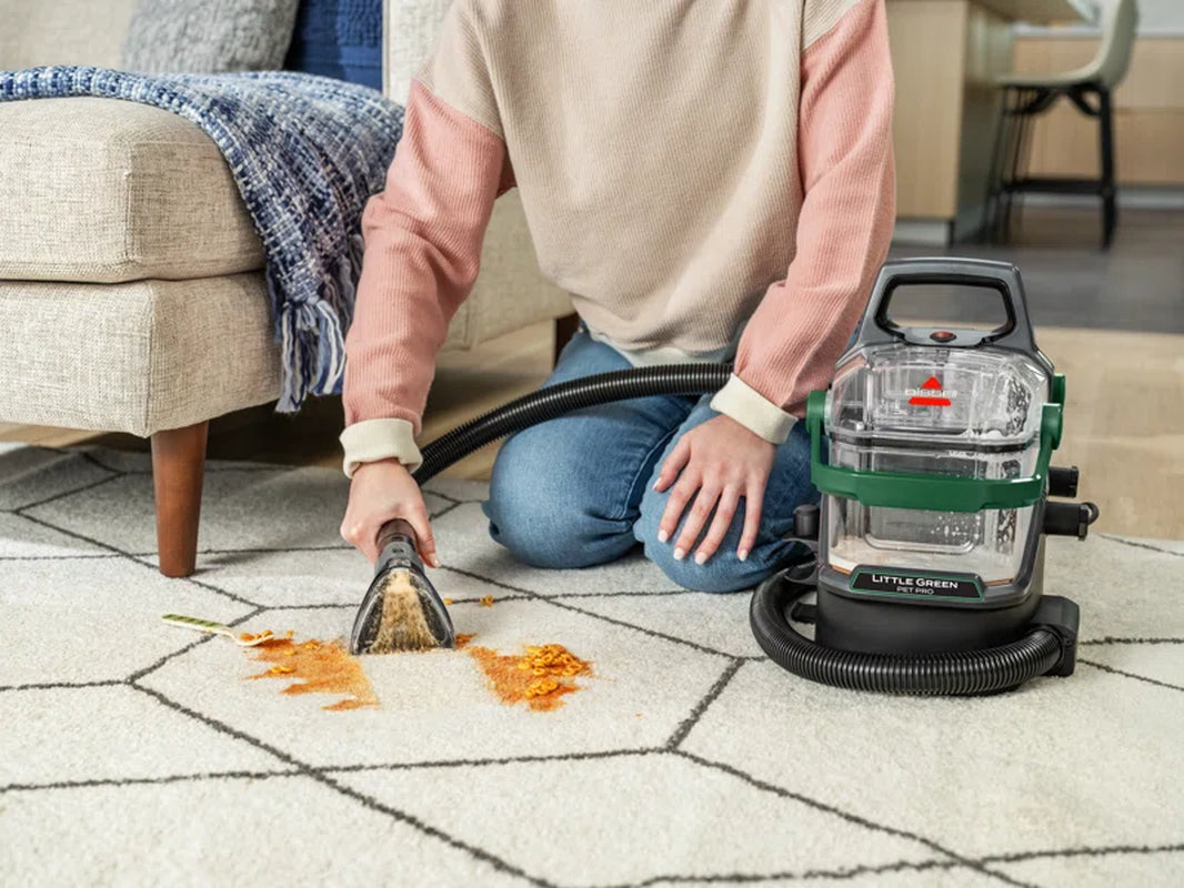 Little Green Pet Pro Portable Carpet Cleaner Portable Carpet and Upholstery Deep Cleaner, Car/Auto Detailer, with Self-Cleaning Tough Stain Tool, Pet Hair Removal Tool, Crevice Tool 3908