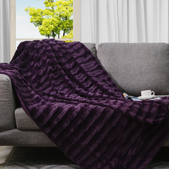 40 X 50 Ultra Soft Faux Fur Throw Blanket