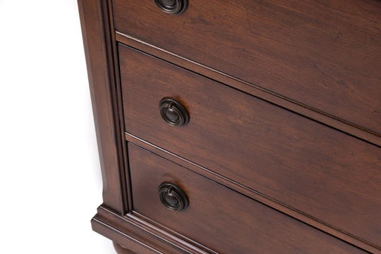 Fye 64" W 8 Drawer Dresser & Mirror Set