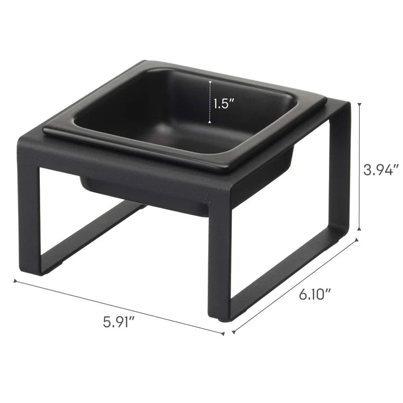 Steel and Ceramic Elevated Feeder