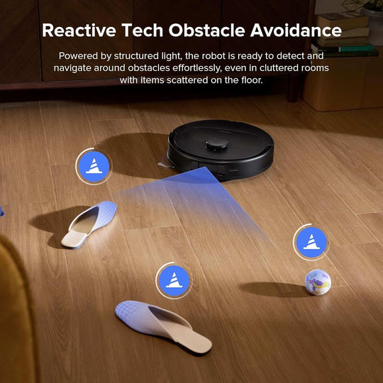 QV 35S Robot Vacuum and Mop,10000Pa Suction, Self-Emptying, Self-Washing & Air Drying,10Mm Mop Raise