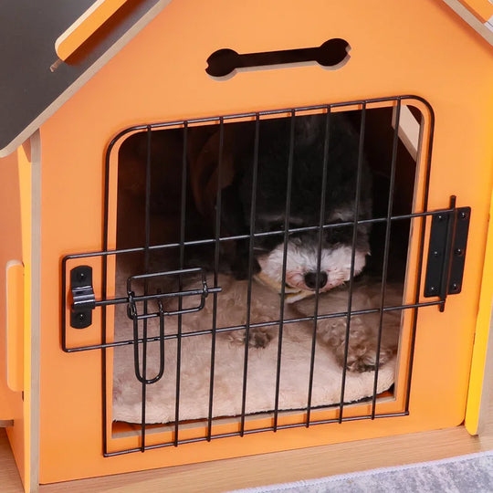 Wooden Movable Dog House