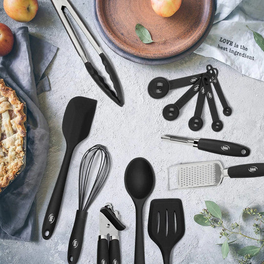 Cooking Utensil Set, 24 Piece Silicone Kitchen Tools