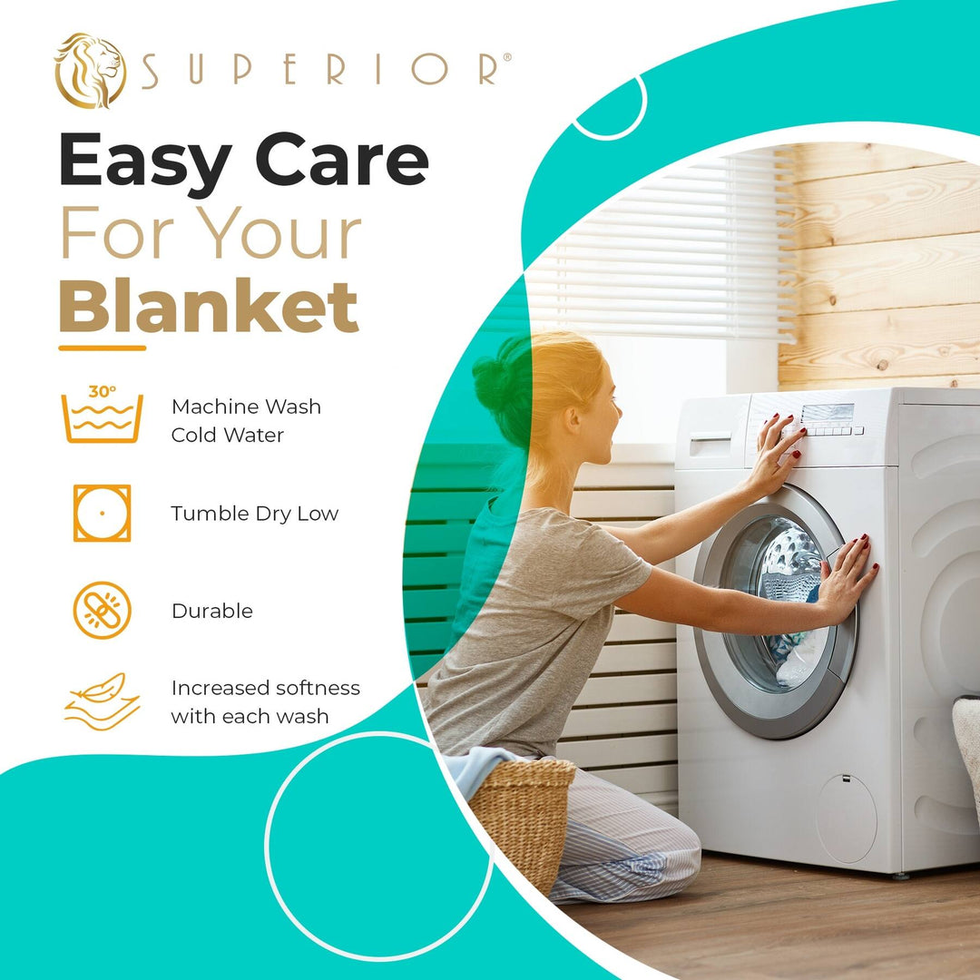 Waffle Weave Honeycomb Knit Soft Cotton Blanket
