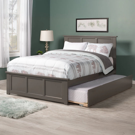 Madison Platform Bed with Matching Footboard & Trundle