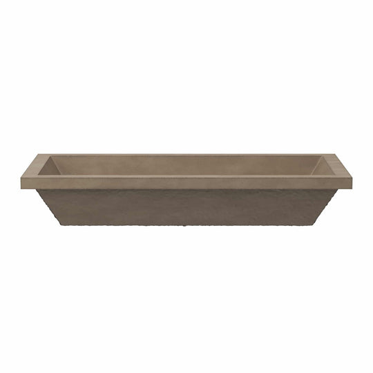 Arcata Nativestone Concrete Undermount Trough Bathroom Sink