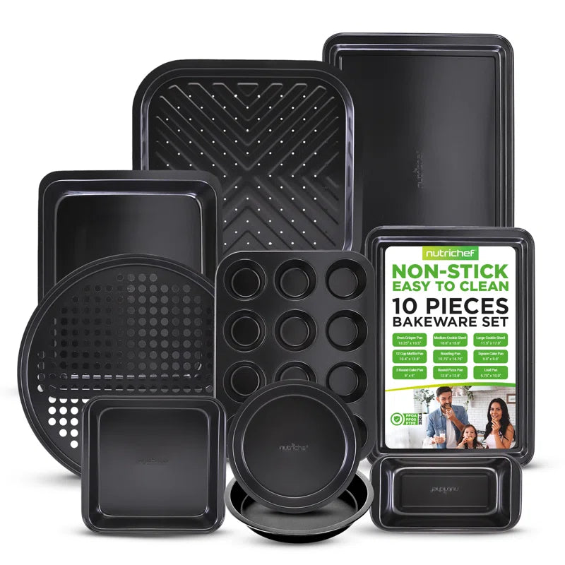 10 Piece Non-Stick Steel Bakeware Set
