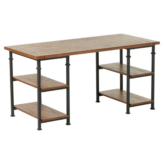 Zona Solid Wood Top Executive Desk