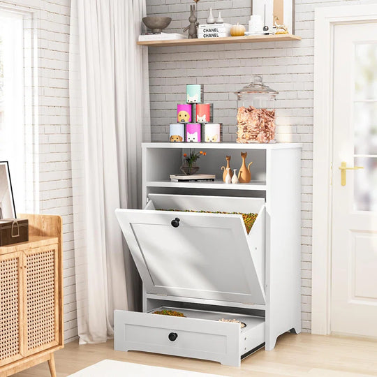 2-Tier Stainless Steel Pet Feeding Station
