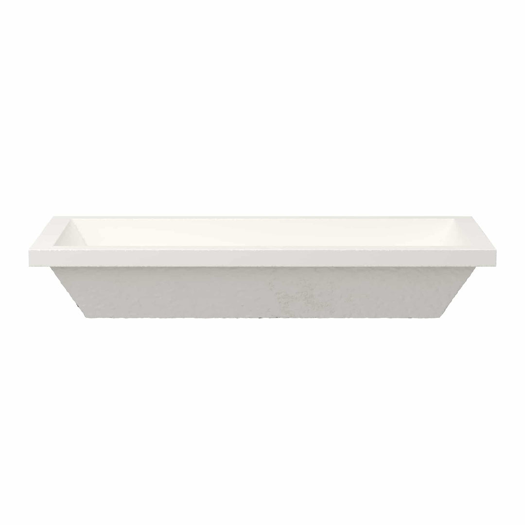Arcata Nativestone Concrete Undermount Trough Bathroom Sink