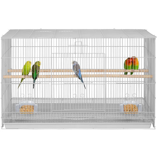 Taylorsville Iron Flat Top Table Top Bird Cage with Perch