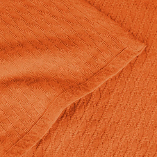 Diamond Weave All-Season Bedding Cotton Blanket