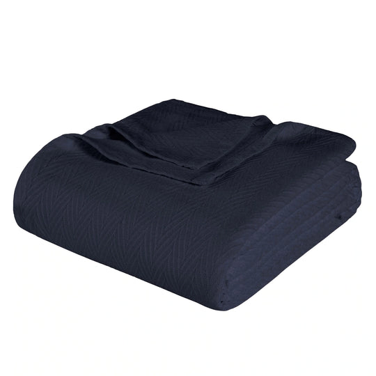 Metro Zig-Zag Chevron All-Season Bedding Cotton Blanket