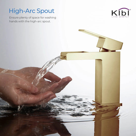 Waterfall Single Handle Bathroom Faucet