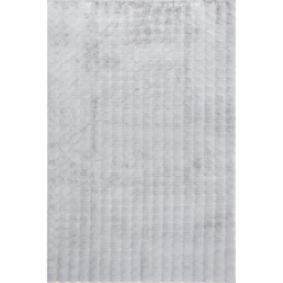 Jeni Solid Plush Machine Washable Area Rug