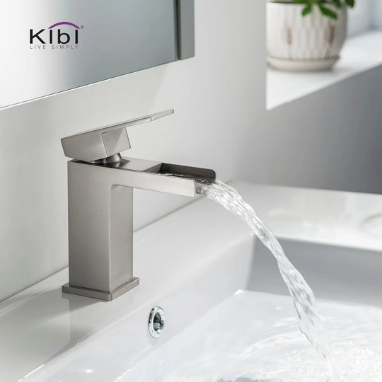 Waterfall Single Handle Bathroom Faucet