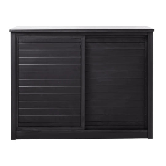 Ecoflex Large Reptile Enclosure with Matching Cabinet Stand Set in Black
