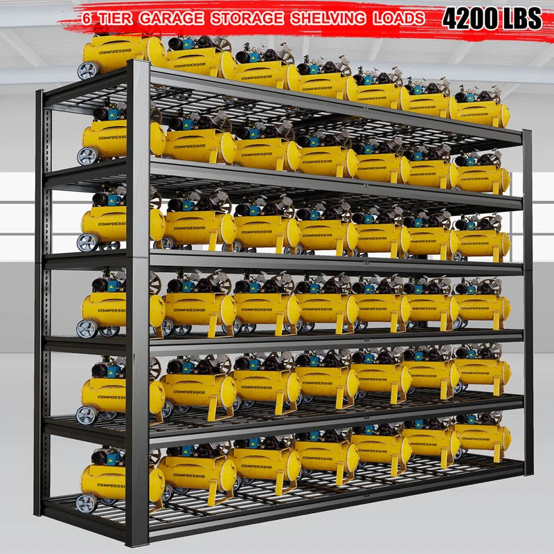 Garage Shelving Heavy Duty , Metal Shelves with Adjustable Garage Storage Shelves