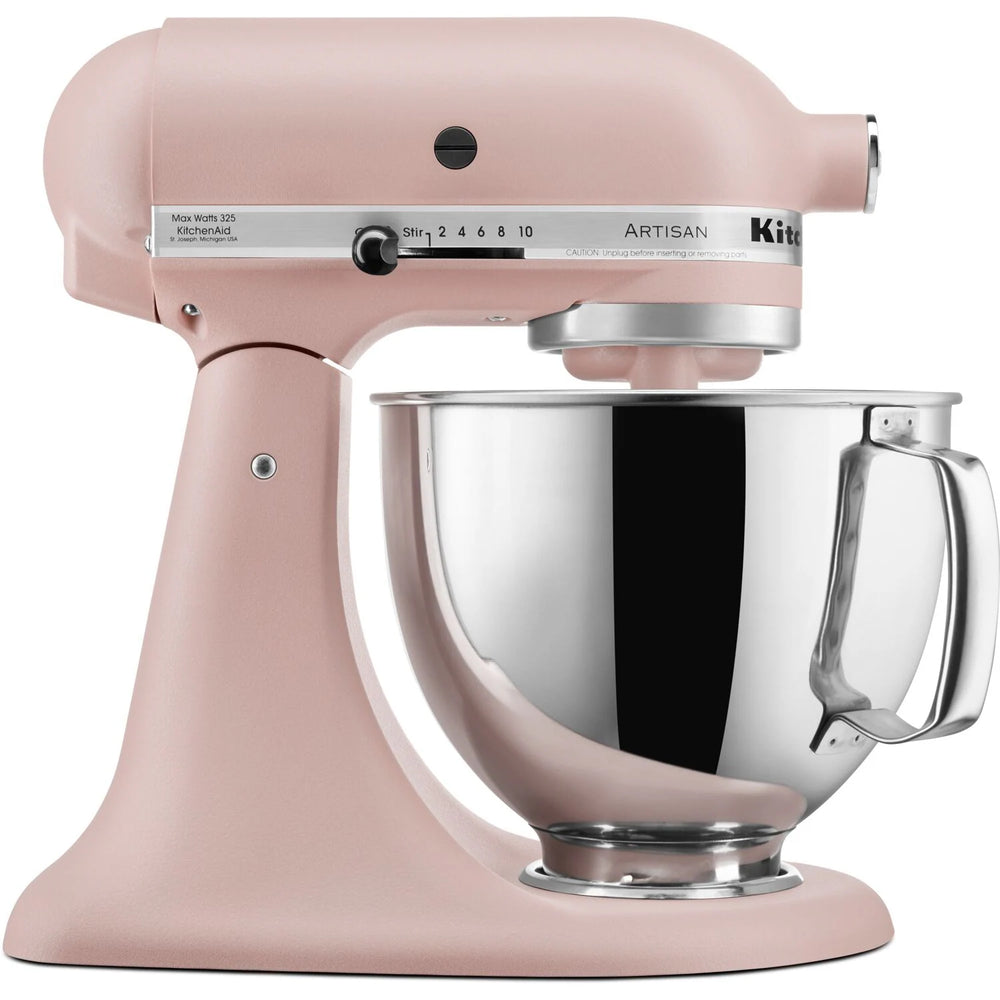Artisan Series 5 Quart Tilt-Back Head Stand Mixer in Feather Pink