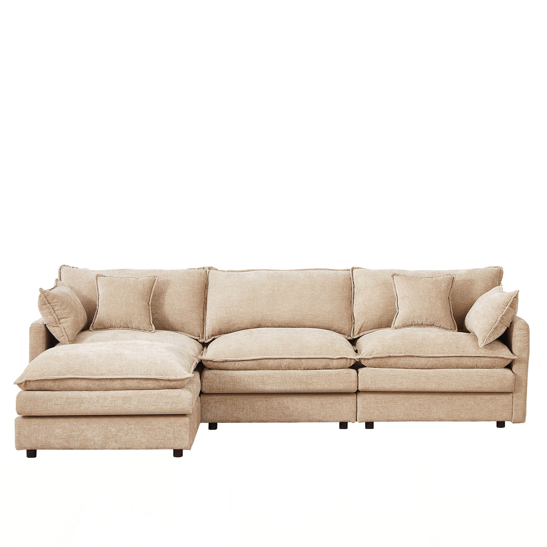 Modular Sectional Sofa, 102 Inch L Shaped Couch Set for Living Room