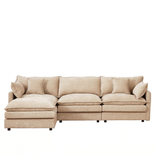 Modular Sectional Sofa, 102 Inch L Shaped Couch Set for Living Room