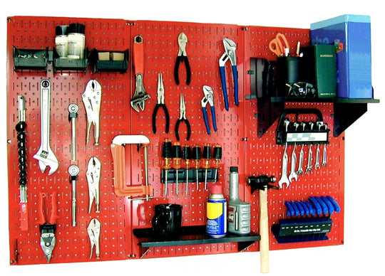 Pegboard Standard Tool Storage 32" H X 48" W Kit