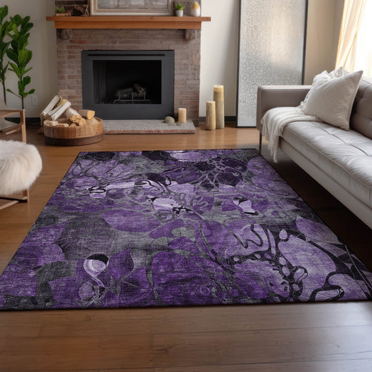 Premium Washable Super Soft Abstract Floral Mayfield Rug
