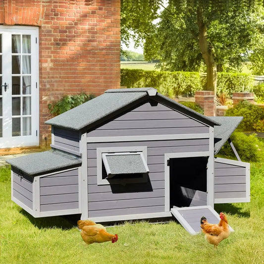 16.8 Square Feet Chicken Coop with Nesting Box
