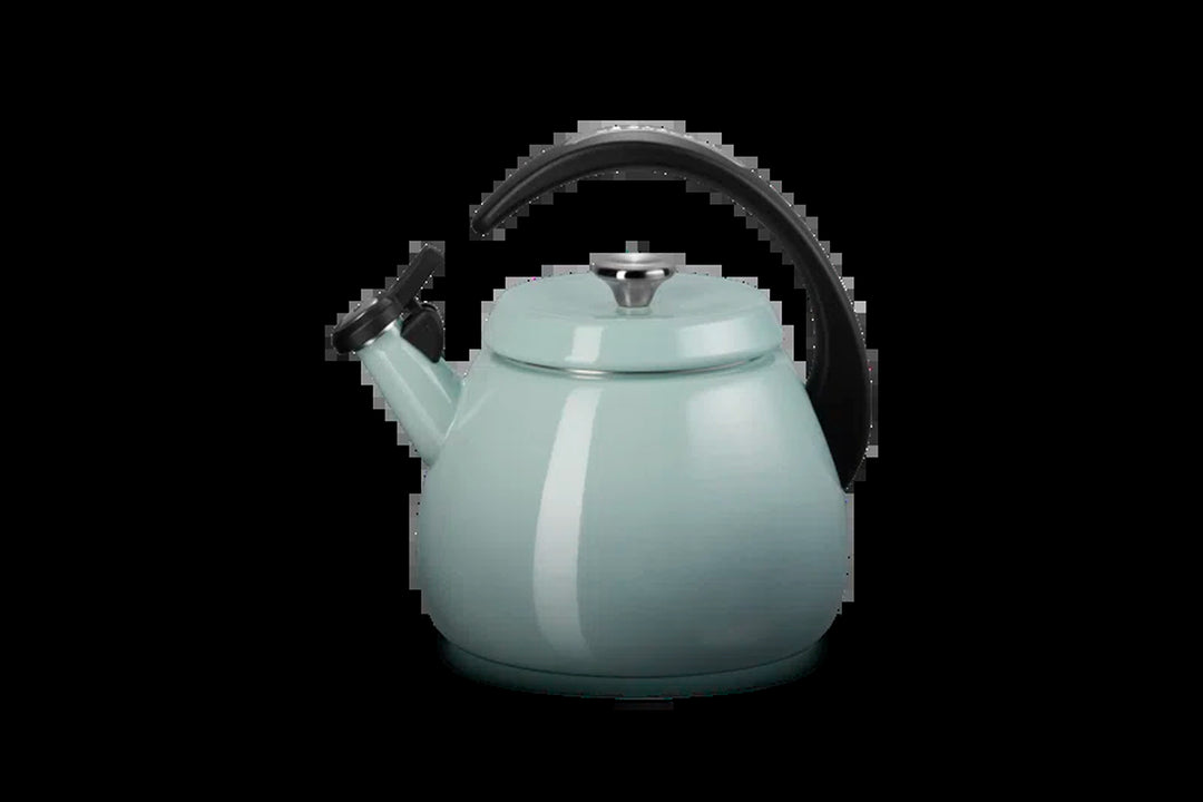 Enamel-On- Steel Cloche Kettle, 2.2 Qt., Sea Salt
