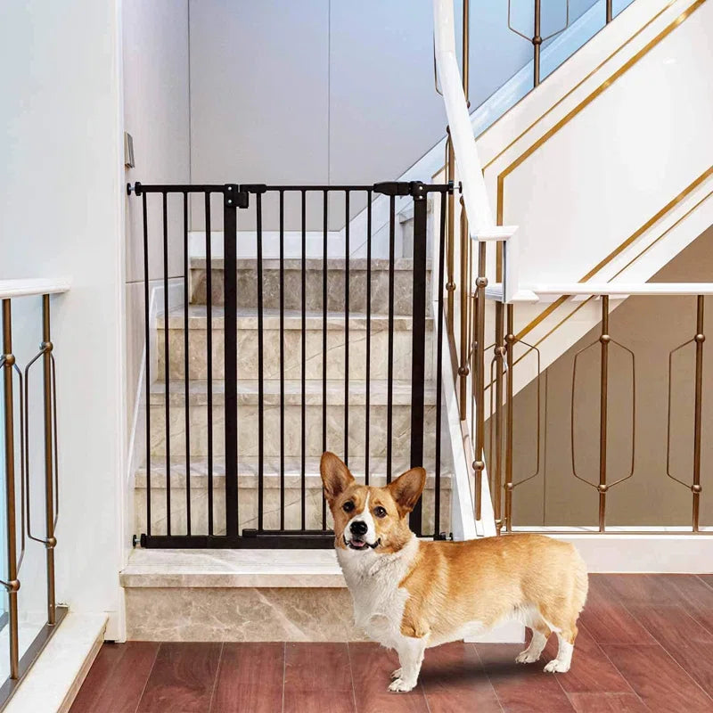 Carion Metal Adjustable Pressure Mounted Pet Gate