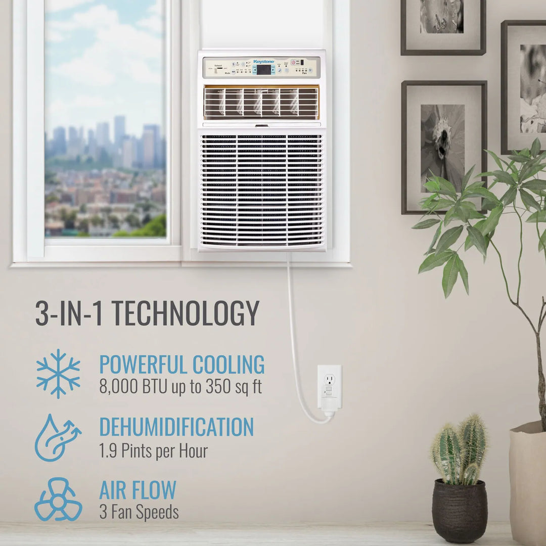 8,000 BTU Slider/Casement Window AC