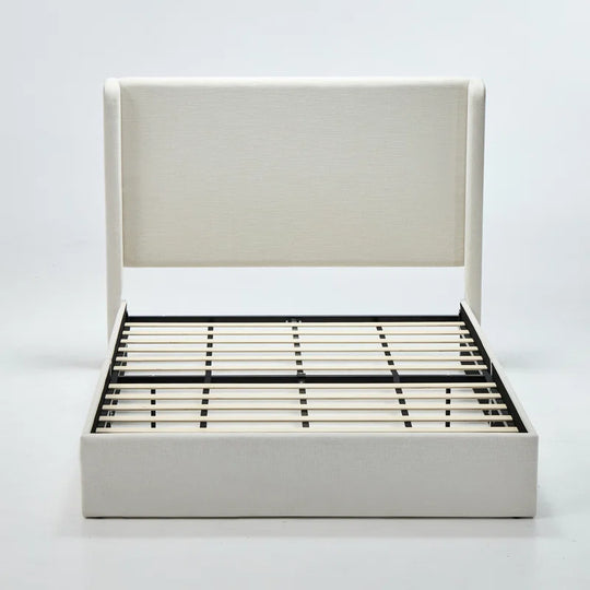 Carmen Upholstered Wingback Bed