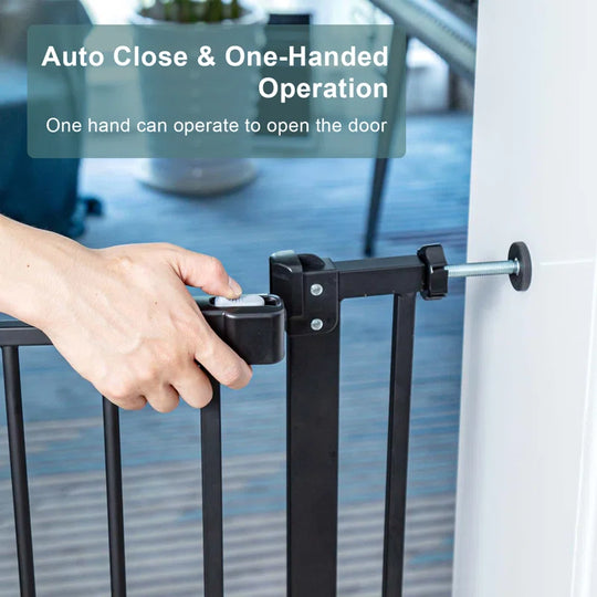 Carion Metal Adjustable Pressure Mounted Pet Gate