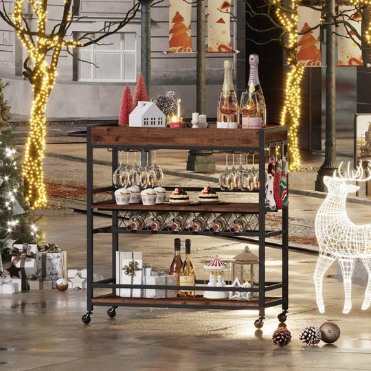 Aust Metal Bar Cart
