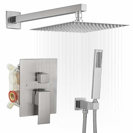 Rain Shower Faucet System Head Oil Rubbed Bronze with 10 Inch