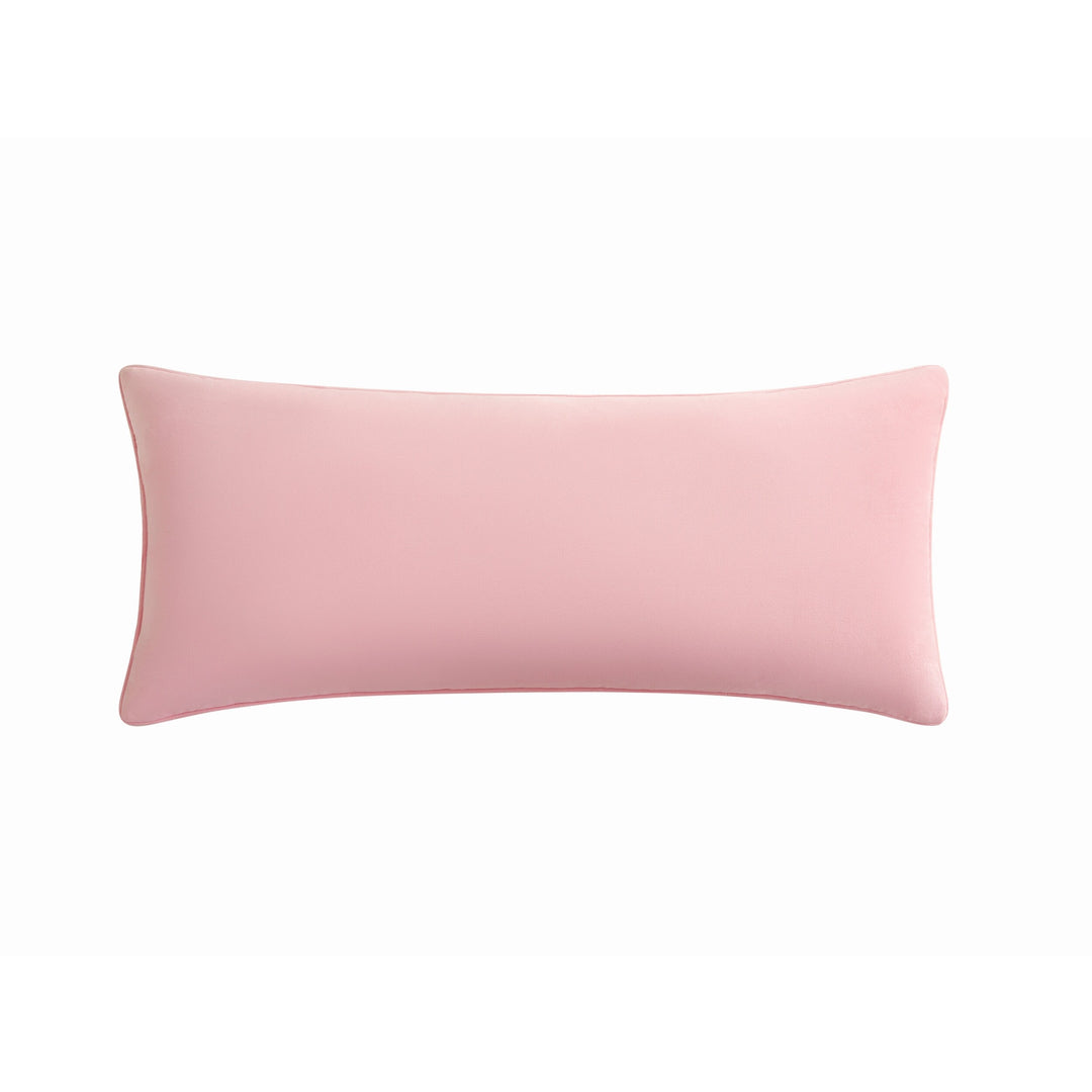 Silver Rhinestone Pillow 16" X 36"