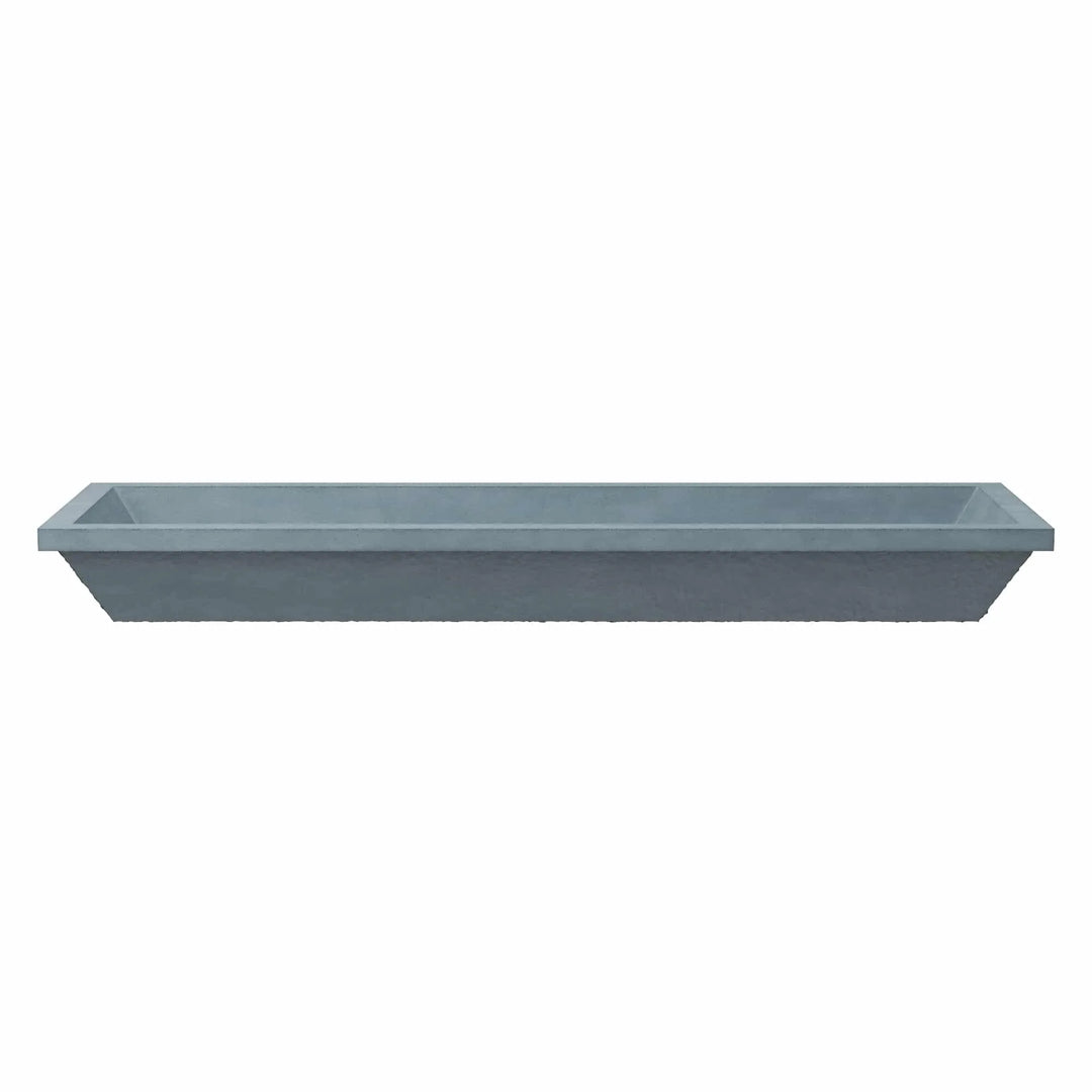 Arcata Nativestone Concrete Undermount Trough Bathroom Sink
