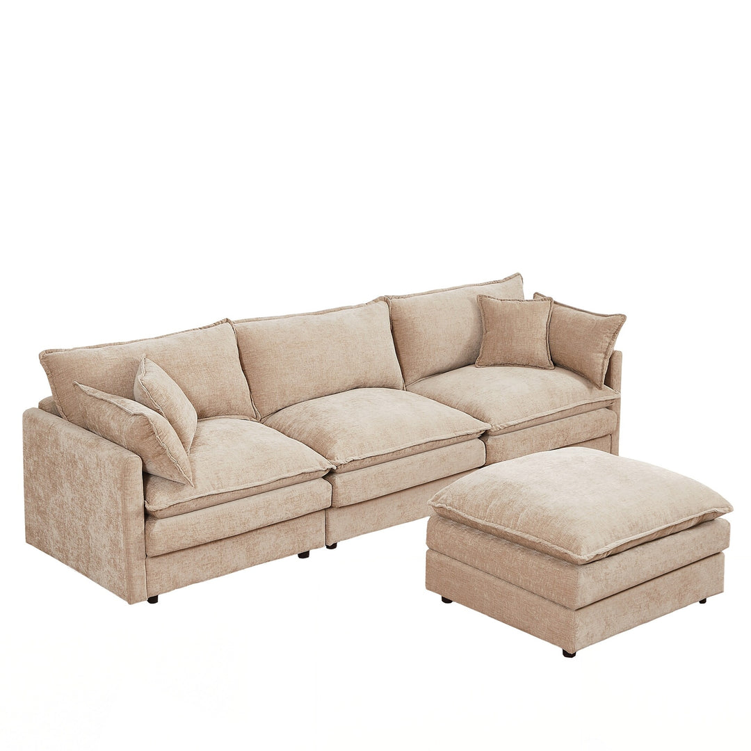 Modular Sectional Sofa, 102 Inch L Shaped Couch Set for Living Room
